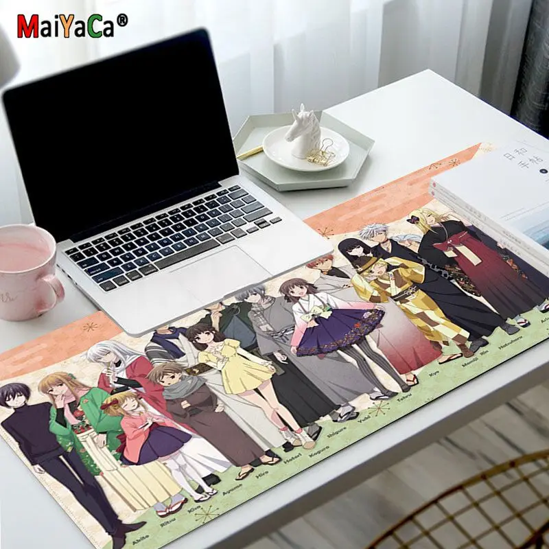 Игровой коврик для мыши MaiYaCa с фруктами в японском стиле аниме размер L XL XXL