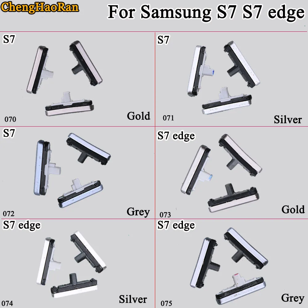 Боковая кнопка ChengHaoRan для Samsung S7 edge чехол телефона переключатель питания