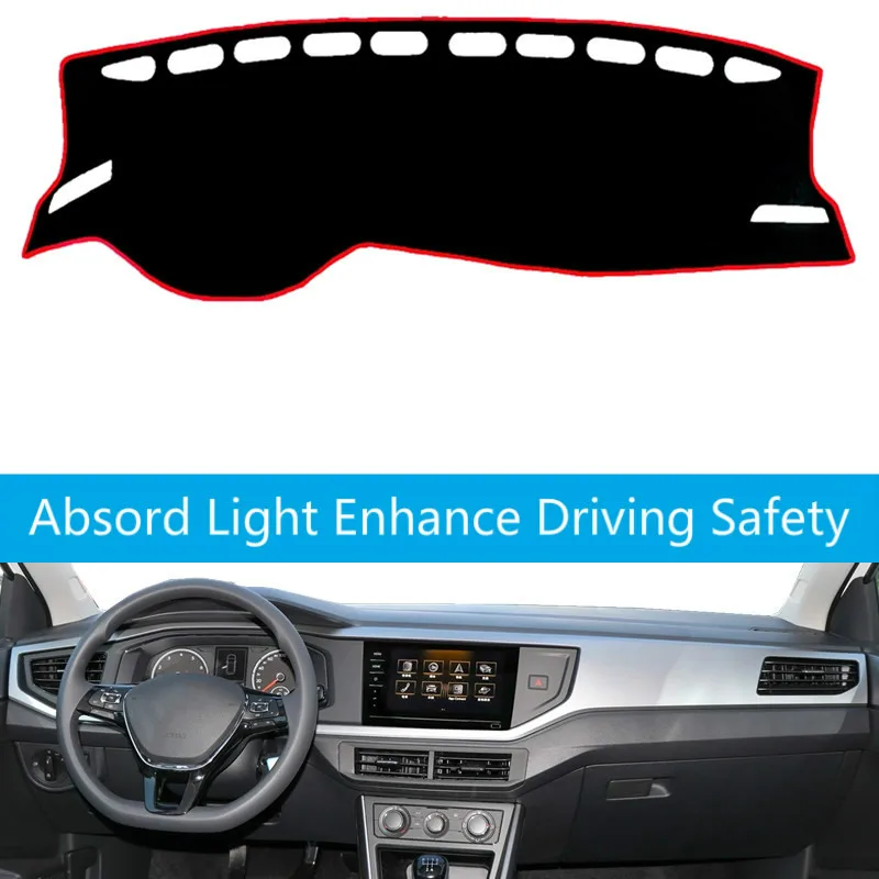 Car Dashboard Cover Mat Pad Dashmat Sun Shade Instrument Protector Carpet Accessories For Volkswagen VW POLO MK6 2018 2019 2020
Car Dashboard Cover Mat Pad Dashmat Sun Shade Instrument Protector Carpet Accessories For Volkswagen VW POLO MK6 2018 2019 2020
