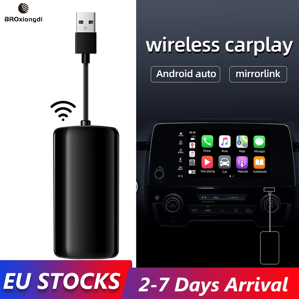 Wireless iso Carplay Dongle /Android Auto Carplay Smart Link USB Dongle Adapter for Navigation Media Player Mirrorlink /IOS 14
Wireless iso Carplay Dongle /Android Auto Carplay Smart Link USB Dongle Adapter for Navigation Media Player Mirrorlink /IOS 14