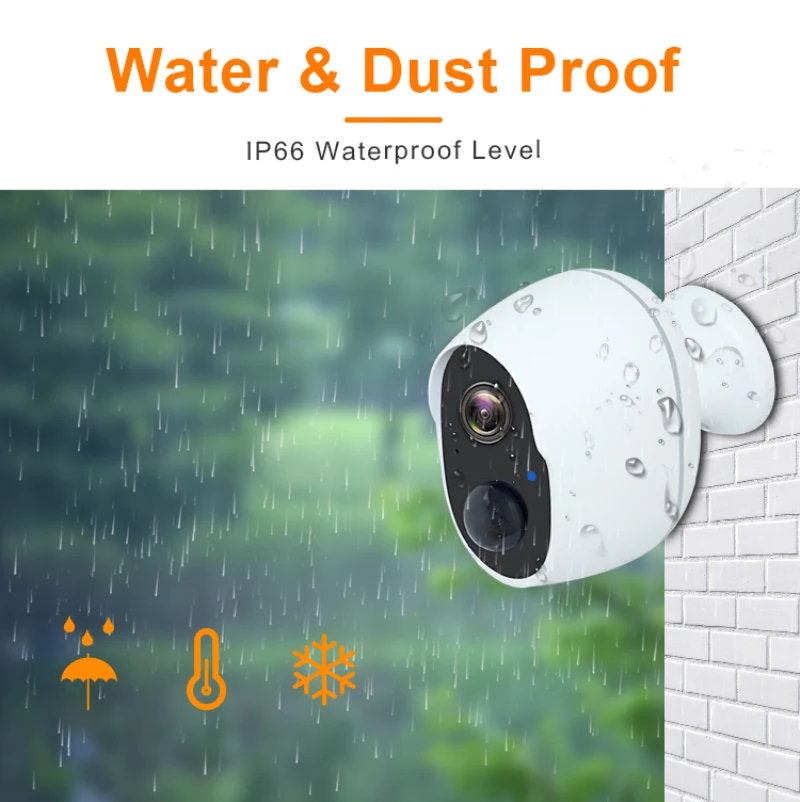 Wire Free Outdoor Security Camera Rechargeable Battery Wireless IP Cam 1080P Wifi IP Camera Smart Home Surveillance System
Wire Free Outdoor Security Camera Rechargeable Battery Wireless IP Cam 1080P Wifi IP Camera Smart Home Surveillance System
