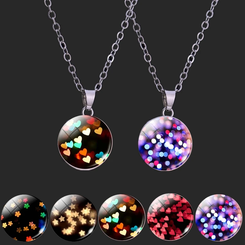Color Star Pattern Chain Necklace Glass Cabochon Heart Snap Button Pendant Jewelry Fashion Men Women Necklaces Party Accessories
Color Star Pattern Chain Necklace Glass Cabochon Heart Snap Button Pendant Jewelry Fashion Men Women Necklaces Party Accessories