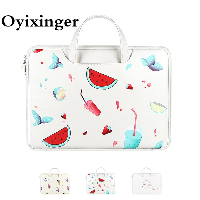 Oyixinger Notebook Bag Portable Cartoon Laptop Bags For13-15inch Mackbook Unisex Leather Shoulder Bag Cute Casual Document Bags
Oyixinger Notebook Bag Portable Cartoon Laptop Bags For13-15inch Mackbook Unisex Leather Shoulder Bag Cute Casual Document Bags