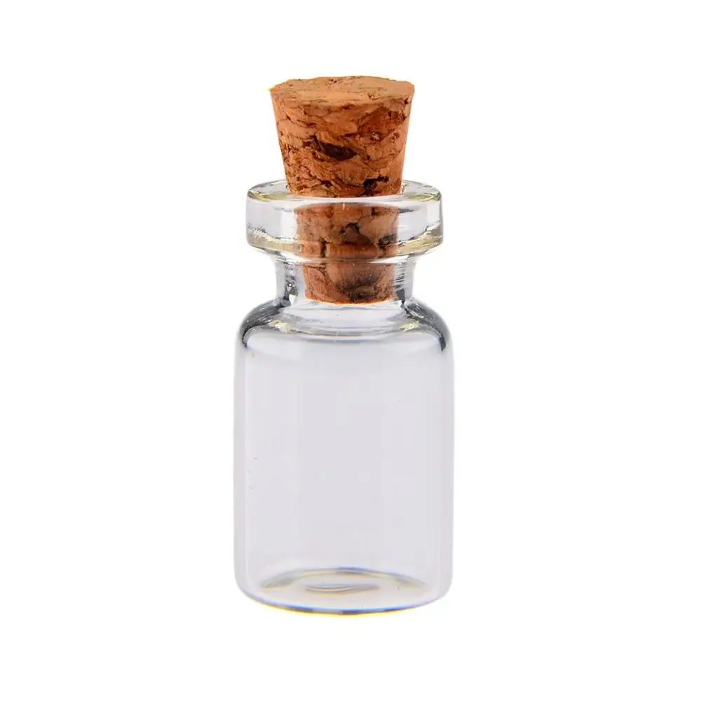 100 x 1ml Mini Clear Glass Bottle Wishing Bottle Vials Empty Glass Jars With Cork Stopper Weddings Party Favors
100 x 1ml Mini Clear Glass Bottle Wishing Bottle Vials Empty Glass Jars With Cork Stopper Weddings Party Favors