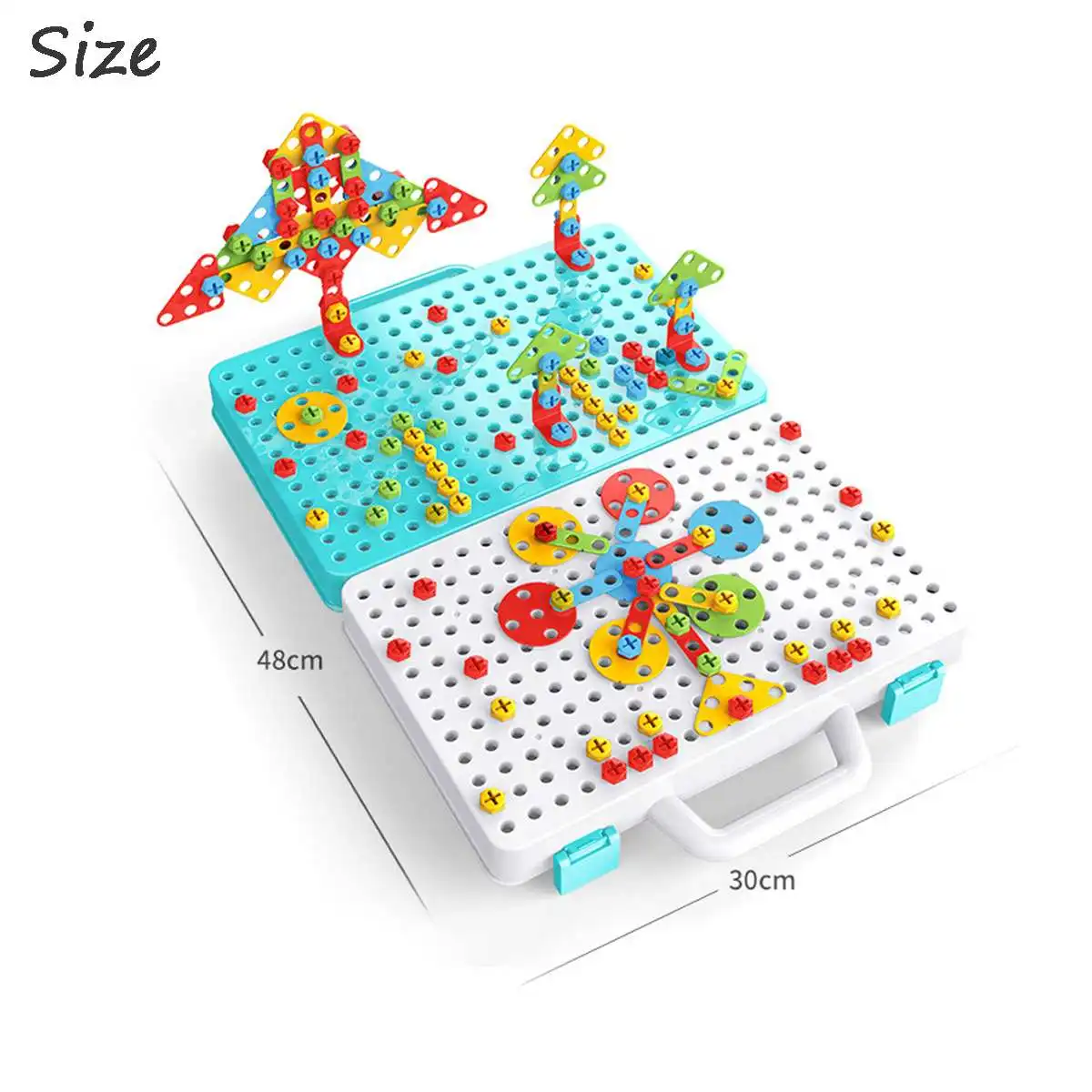 276Pcs Kids Drill Screw Nut Puzzles Toys Pretend Play Tool Drill Disassembly Assembly Children Drill 3D Puzzle Toys Xmas Gifts
276Pcs Kids Drill Screw Nut Puzzles Toys Pretend Play Tool Drill Disassembly Assembly Children Drill 3D Puzzle Toys Xmas Gifts