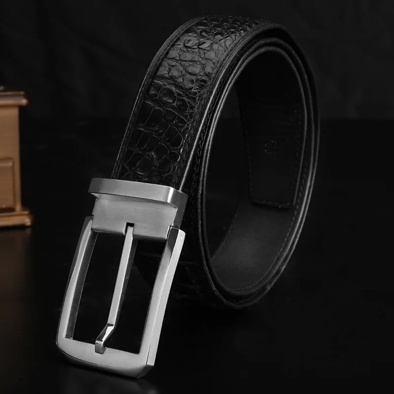 New Alligator Skin Business Men's Belt High Quality Casual Belt Woman Genuine Leather Trend Belts Fashion Metal Buckle Belt
New Alligator Skin Business Men's Belt High Quality Casual Belt Woman Genuine Leather Trend Belts Fashion Metal Buckle Belt