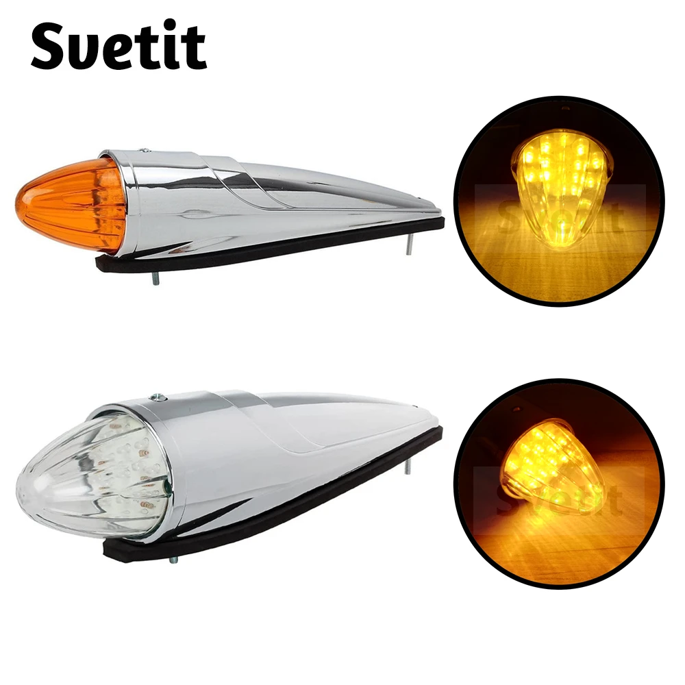 1Pc 12V White Amber LED Signal Lamp For Truck Trailer Cab Roof Marker Lights Lorry Pickup Top Fog Lamp 
1Pc 12V White Amber LED Signal Lamp For Truck Trailer Cab Roof Marker Lights Lorry Pickup Top Fog Lamp