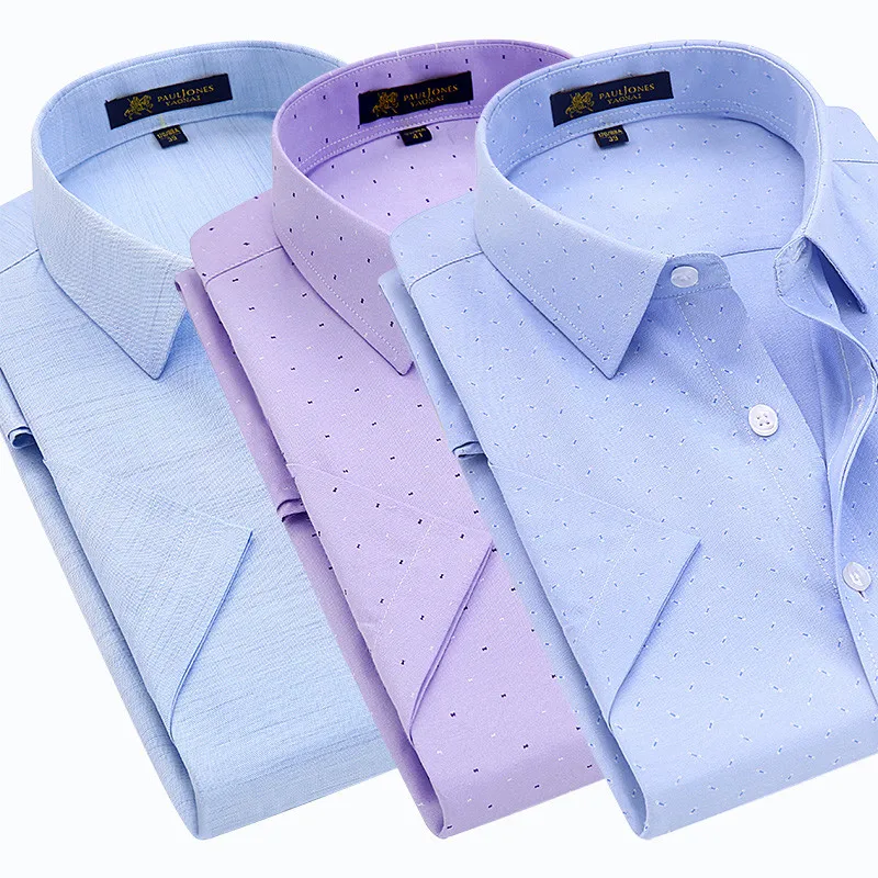 Summer turndown collar short sleeve oxford fabric soft print business men smart casual shirts with chest pocket S-4xl 8color
Summer turndown collar short sleeve oxford fabric soft print business men smart casual shirts with chest pocket S-4xl 8color