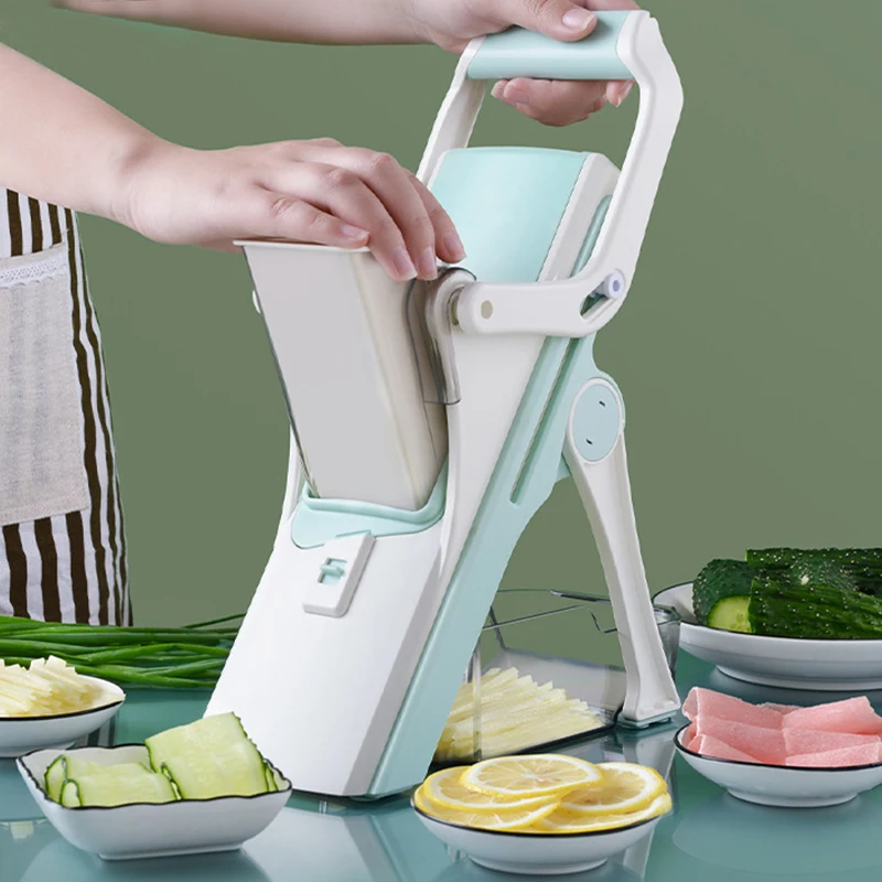 Multifunction Vegetable Mandoline Cutter Fruit Slicer Stainless Steel Potato Peeler Carrot Grater With Basket Kitchen Accessory
Multifunction Vegetable Mandoline Cutter Fruit Slicer Stainless Steel Potato Peeler Carrot Grater With Basket Kitchen Accessory