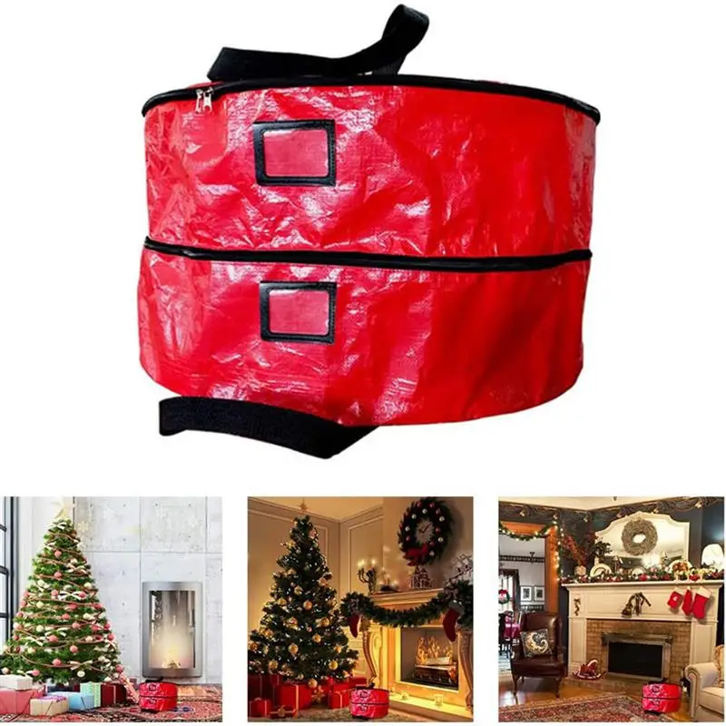 Double Layer Foldable Christmas Tree Bag Xmas Wreath Storage Bag Wreath Bag For Storing Christmas Tree Garland Home Storage
Double Layer Foldable Christmas Tree Bag Xmas Wreath Storage Bag Wreath Bag For Storing Christmas Tree Garland Home Storage