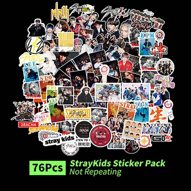 76Pcs/Pack Kpop StrayKids Cartoons Expression Adhesive Photo Sticker For Luggage Laptop Notebook Mobile DIY Stickers
76Pcs/Pack Kpop StrayKids Cartoons Expression Adhesive Photo Sticker For Luggage Laptop Notebook Mobile DIY Stickers