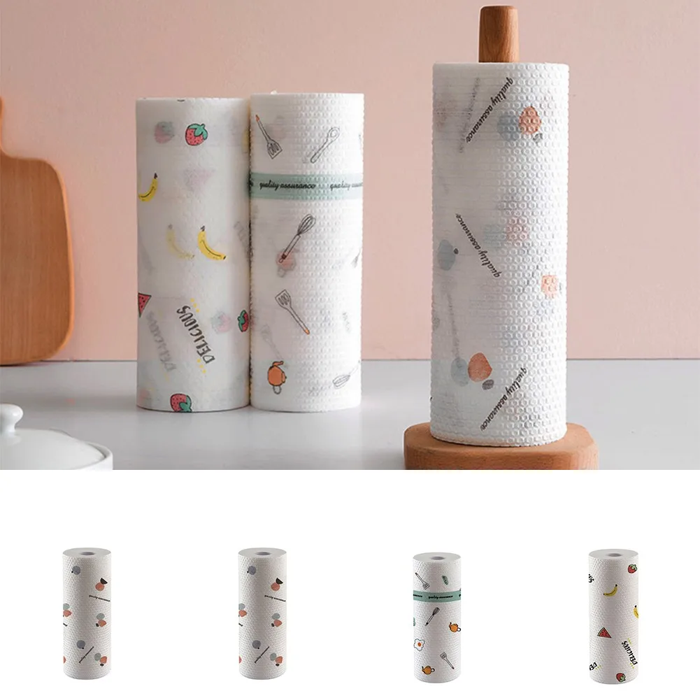 50 Sheet/roll Reusable Lazy Rag Bamboo Towels Dish Cleaning Cloth Absorbent Wood Pulp Towel Rolls Kitchen Washing Supplies
50 Sheet/roll Reusable Lazy Rag Bamboo Towels Dish Cleaning Cloth Absorbent Wood Pulp Towel Rolls Kitchen Washing Supplies