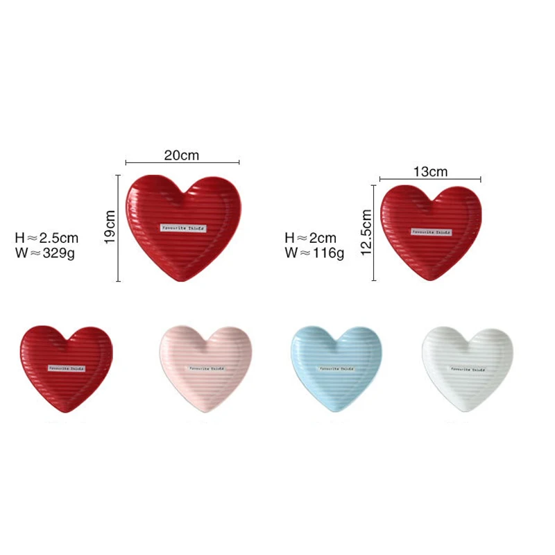 Nordic Ceramic Heart-shaped Plate Love Heart Breakfast Dish Creative Design Cake Snack Plate Jewelry Storage Tray Food Tableware
Nordic Ceramic Heart-shaped Plate Love Heart Breakfast Dish Creative Design Cake Snack Plate Jewelry Storage Tray Food Tableware