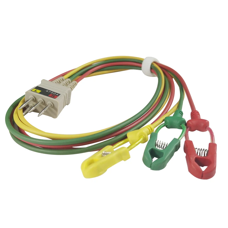 ECG Lead Wires 47504 Multi link NEC Plug System 3 Lead ECG Cable Grabber IEC for NEC Patient Monitor
ECG Lead Wires 47504 Multi link NEC Plug System 3 Lead ECG Cable Grabber IEC for NEC Patient Monitor