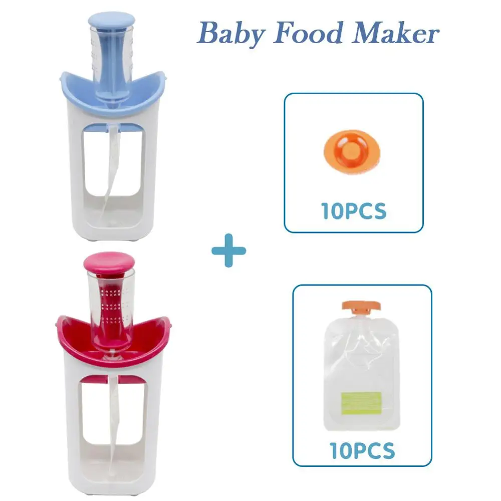 Squeeze Food Station Homemade Baby Food Dispenser Bags Food Maker Storage Packing Machine Juice Puree Pack Feeding Pouches
Squeeze Food Station Homemade Baby Food Dispenser Bags Food Maker Storage Packing Machine Juice Puree Pack Feeding Pouches