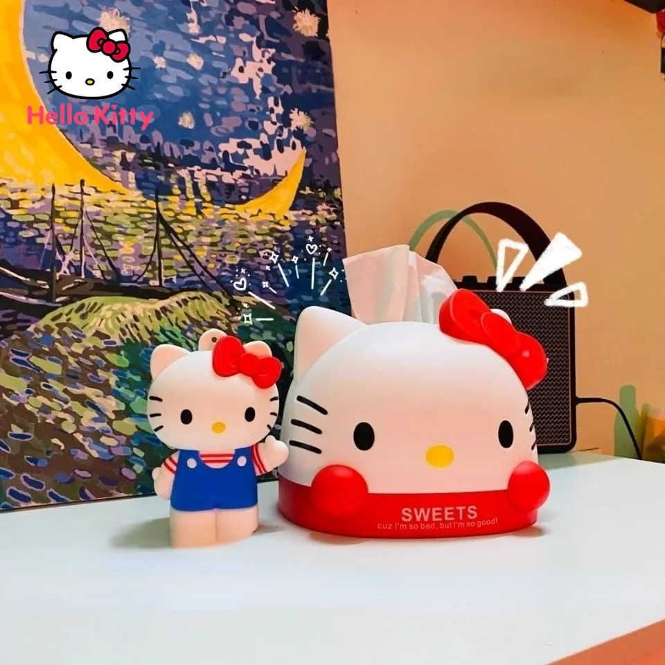 Коробка для хранения салфеток Hello Kitty для гостиной, Настольная многофункциональная коробка для мелочей в общежитии, симпатичная креативная
Коробка для хранения салфеток Hello Kitty для гостиной, Настольная многофункциональная коробка для мелочей в общежитии, симпатичная креативная