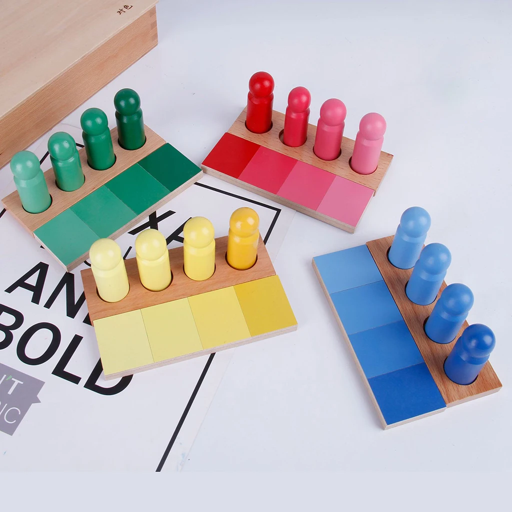 Wooden Color Learn Montessori Teaching Aid Kids Early Learning Toy Developmental 
Wooden Color Learn Montessori Teaching Aid Kids Early Learning Toy Developmental