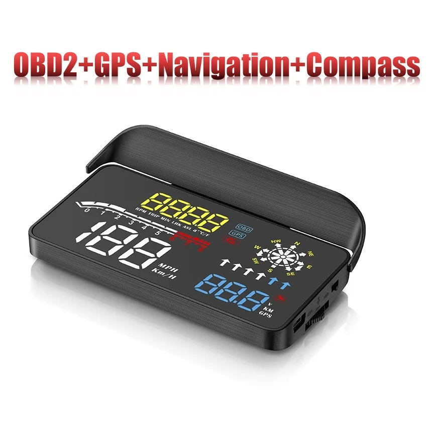 2020 New OBD2+GPS+Navigation+Compass System 4 in 1 HUD for All Car Digital MPH KMH Speedometer Water & Oil Temp RPM
2020 New OBD2+GPS+Navigation+Compass System 4 in 1 HUD for All Car Digital MPH KMH Speedometer Water & Oil Temp RPM