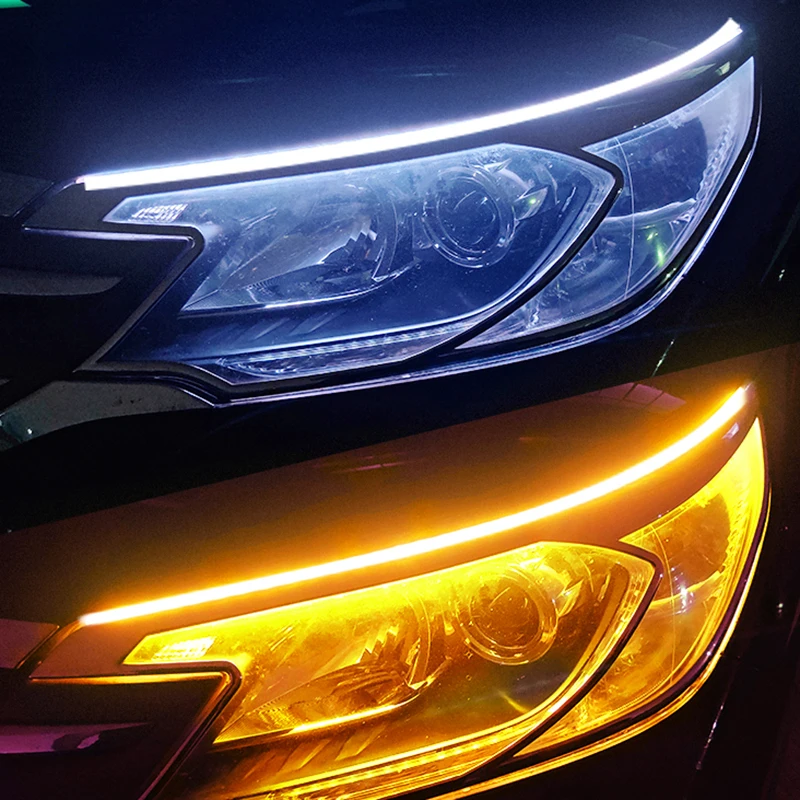 2Pcs Car Led Light Strip Car Daytime Running Light Lamp Strips Flexible Waterproof LED Turn Signal Brake Flow Lights 12V
2Pcs Car Led Light Strip Car Daytime Running Light Lamp Strips Flexible Waterproof LED Turn Signal Brake Flow Lights 12V