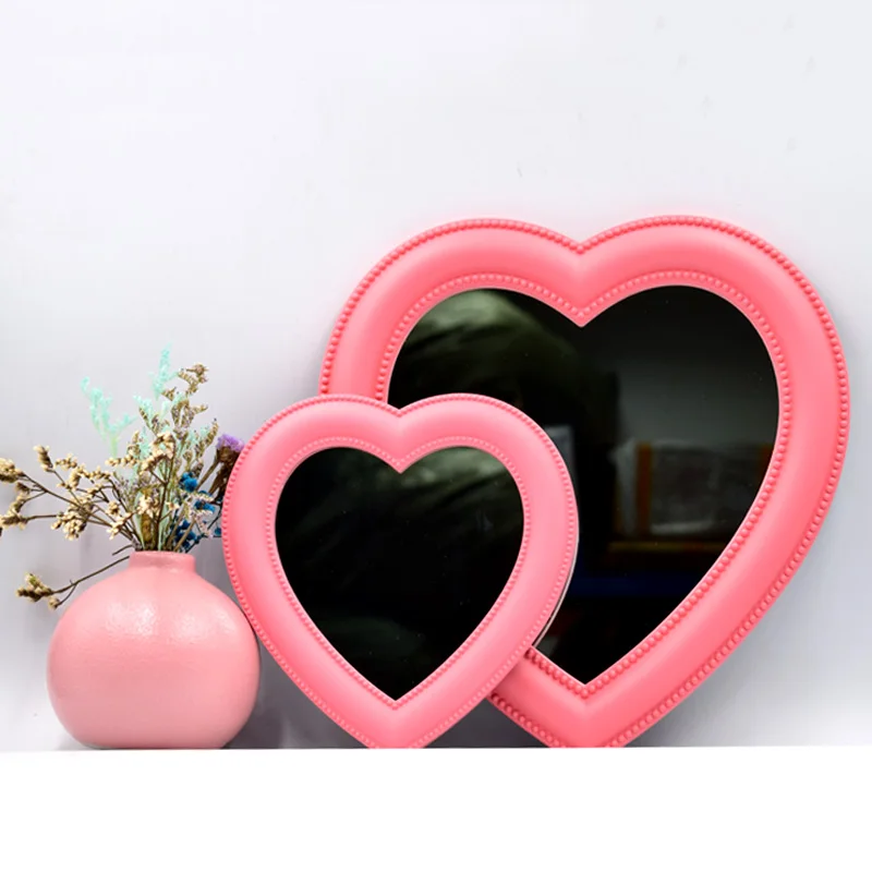 Love Makeup Mirror Desktop Vanity Mirror Wall Hanging Dual Purpose Makeup Mirror Wall Decoration Christmas Heart-Shaped Mirror
Love Makeup Mirror Desktop Vanity Mirror Wall Hanging Dual Purpose Makeup Mirror Wall Decoration Christmas Heart-Shaped Mirror