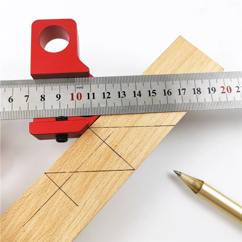 45 degree angle scribe carpenter gauge universal steel ruler Locator Steel ruler Adjustable fixed block woodworking DIY tool
45 degree angle scribe carpenter gauge universal steel ruler Locator Steel ruler Adjustable fixed block woodworking DIY tool