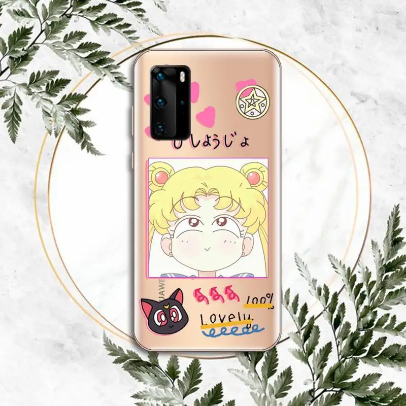 Cute Japanese Anime Sailor Moon Phone Case Transparent for Huawei P honor 8 10i 20 30 40 smart 2019
Cute Japanese Anime Sailor Moon Phone Case Transparent for Huawei P honor 8 10i 20 30 40 smart 2019