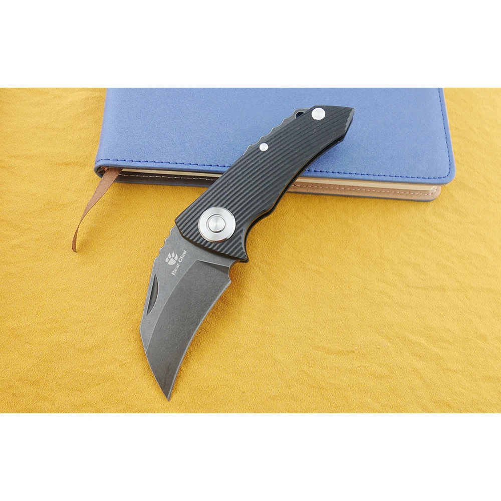 LOVOCOO PARROT flip folding knife D2 Blade G10 handle Ball bearing Outdoor Edc Tools Pocket Camping Hunting Survival
LOVOCOO PARROT flip folding knife D2 Blade G10 handle Ball bearing Outdoor Edc Tools Pocket Camping Hunting Survival