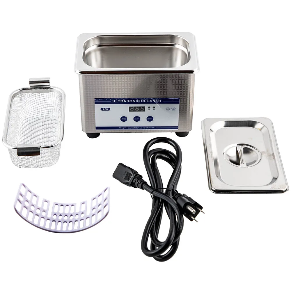 Stainless Steel Ultrasonic Cleaner Bath Tank Jewelry Glasses Watches Rings US Plug
Stainless Steel Ultrasonic Cleaner Bath Tank Jewelry Glasses Watches Rings US Plug