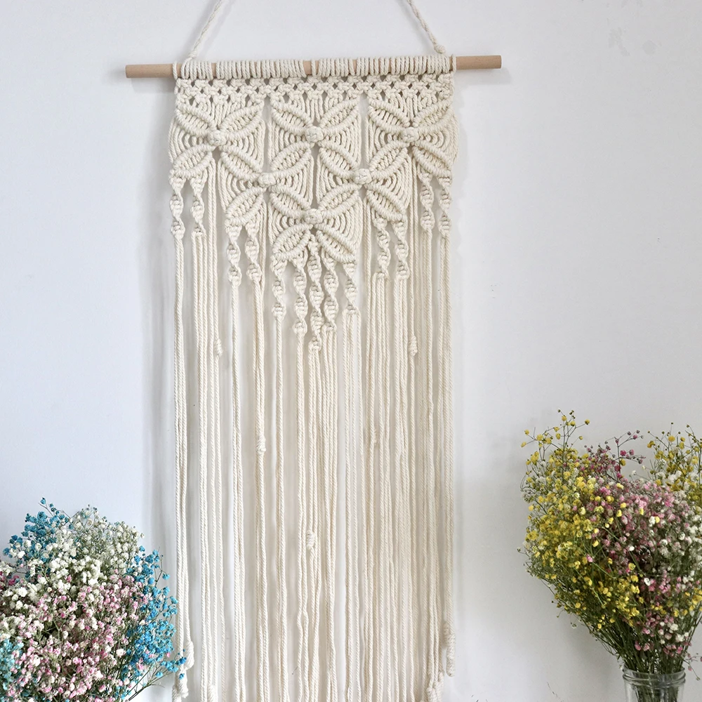 Bohemian Decorative Tapestries Cotton Rope Nordic Macrame Woven Home Wall Decor Rustic Room Farmhouse Decoration Accessories
Bohemian Decorative Tapestries Cotton Rope Nordic Macrame Woven Home Wall Decor Rustic Room Farmhouse Decoration Accessories