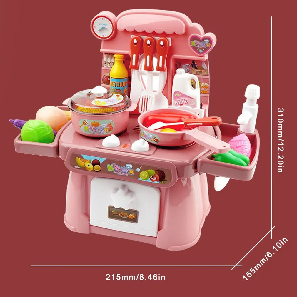 18 Pcs Simulation Kitchen Play House Female Girl Toy Cooking Utensils 2 Children's Set Simulated Oven Toy Gift
18 Pcs Simulation Kitchen Play House Female Girl Toy Cooking Utensils 2 Children's Set Simulated Oven Toy Gift