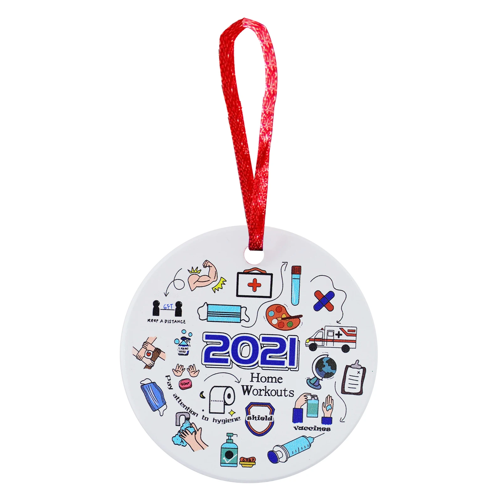 10pcs/set Christmas Acrylic Round Signs Wall Plaque For 2021 Quarantine Christmas Tree Pendant New Years Xmas Tree Decoration
10pcs/set Christmas Acrylic Round Signs Wall Plaque For 2021 Quarantine Christmas Tree Pendant New Years Xmas Tree Decoration