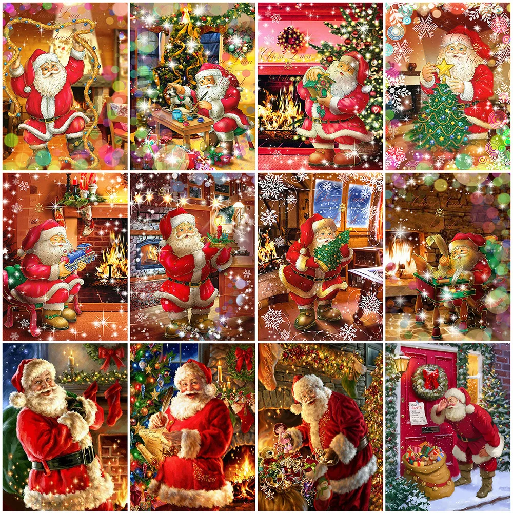 MomoArt 5D DIY Diamond Mosaic Cartoon Full Drill Square Diamond Embroidery Santa Claus Needlework Mosaic Christmas Child Gift
MomoArt 5D DIY Diamond Mosaic Cartoon Full Drill Square Diamond Embroidery Santa Claus Needlework Mosaic Christmas Child Gift