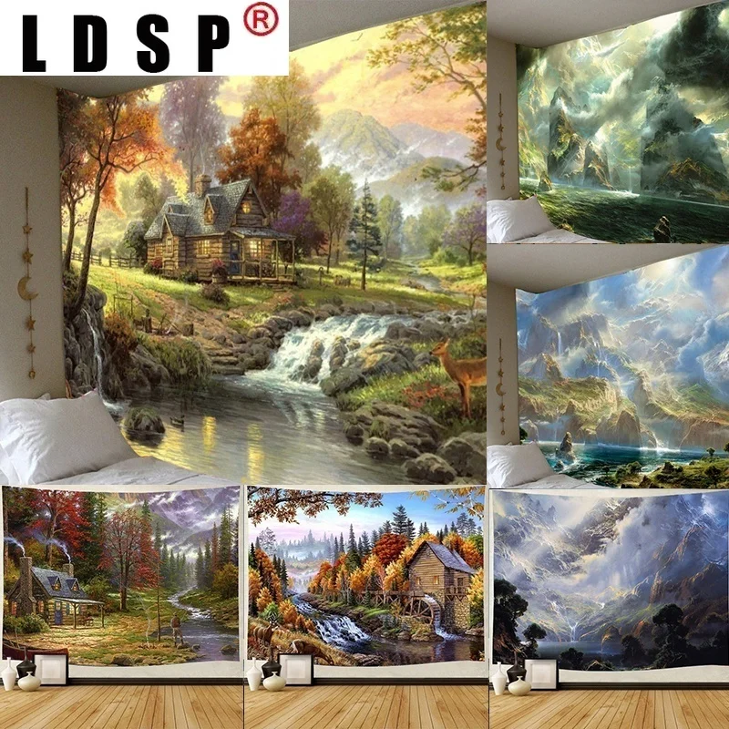 LDSP гобелен, картина маслом, деревенский ландшафт, Настенная роспись, фон для фотографий, искусственное одеяло, декор для гостиной и дома
LDSP гобелен, картина маслом, деревенский ландшафт, Настенная роспись, фон для фотографий, искусственное одеяло, декор для гостиной и дома