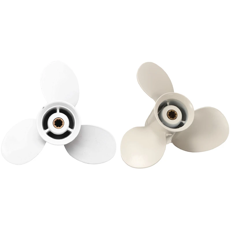 Ship Engine Outboard Propeller 3-Bladed Rotary Paddle & for Yamaha 9.9-15HP 9-1/4 x 9 Propeller 8 Spline Tooth 3 Blades
Ship Engine Outboard Propeller 3-Bladed Rotary Paddle & for Yamaha 9.9-15HP 9-1/4 x 9 Propeller 8 Spline Tooth 3 Blades