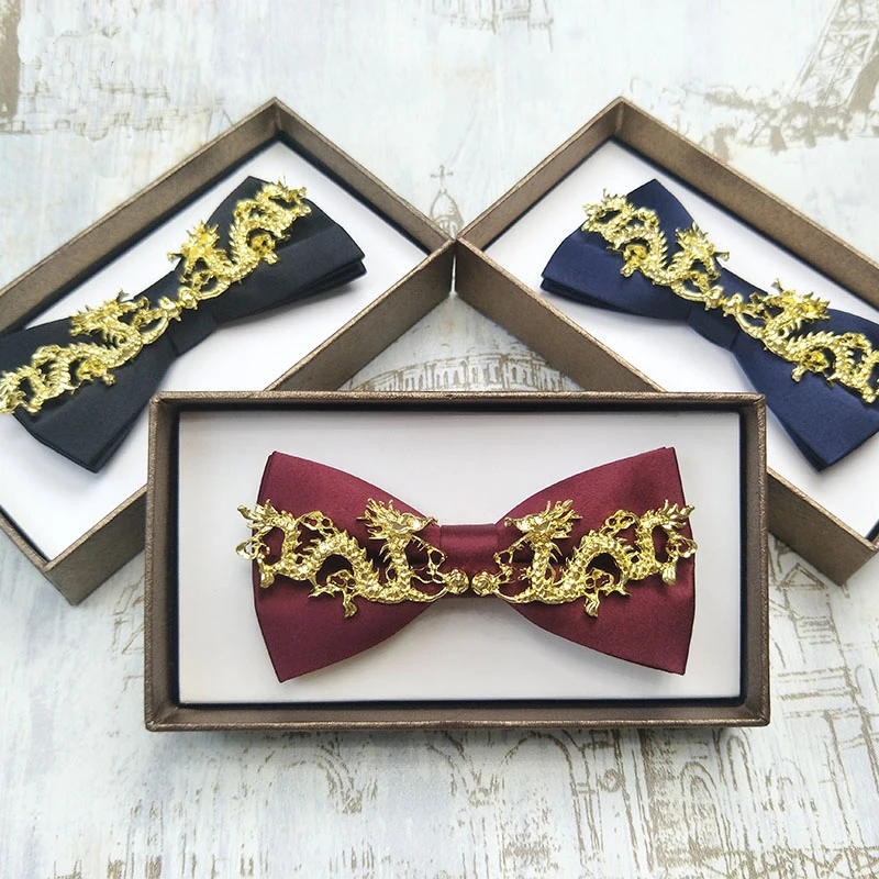 Designers Brand Fashion Casual Men's Bowtie Luxury Metal Golden Bow Tie for Men Double Layer Bowtie Party Wedding Butterfly Tie
Designers Brand Fashion Casual Men's Bowtie Luxury Metal Golden Bow Tie for Men Double Layer Bowtie Party Wedding Butterfly Tie