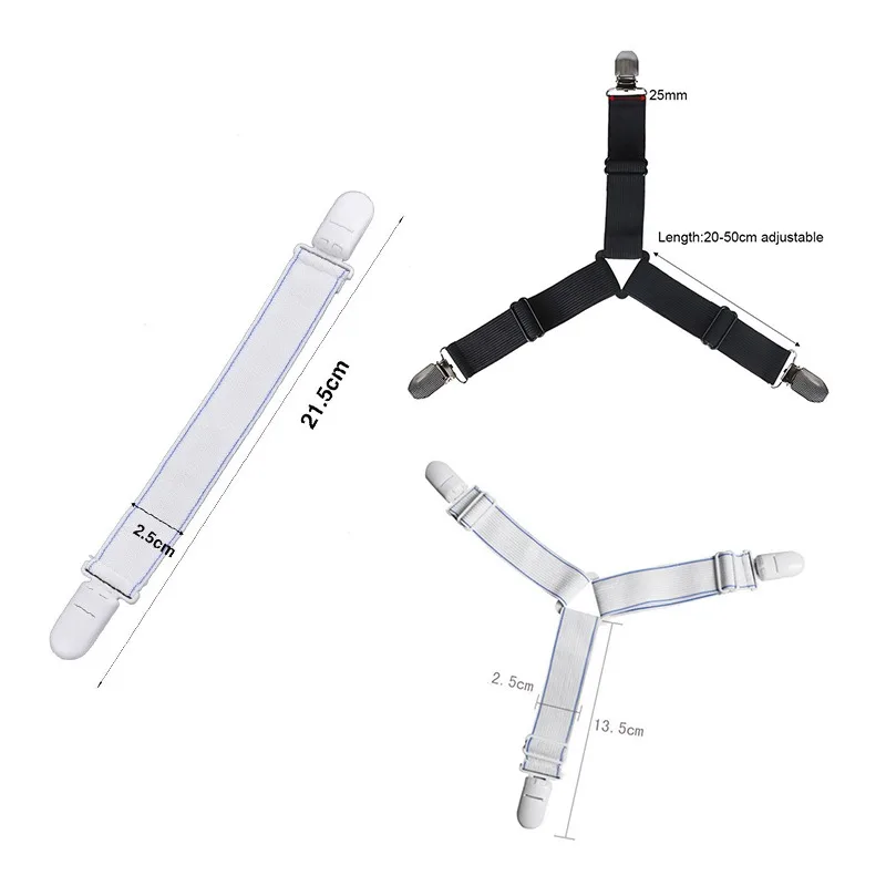 Bed Sheet Elastic Grippers Belt Fastener Bed Sheet Clips Mattress Cover Blankets Holder Home Textiles Organize Gadgets Home Tool
Bed Sheet Elastic Grippers Belt Fastener Bed Sheet Clips Mattress Cover Blankets Holder Home Textiles Organize Gadgets Home Tool