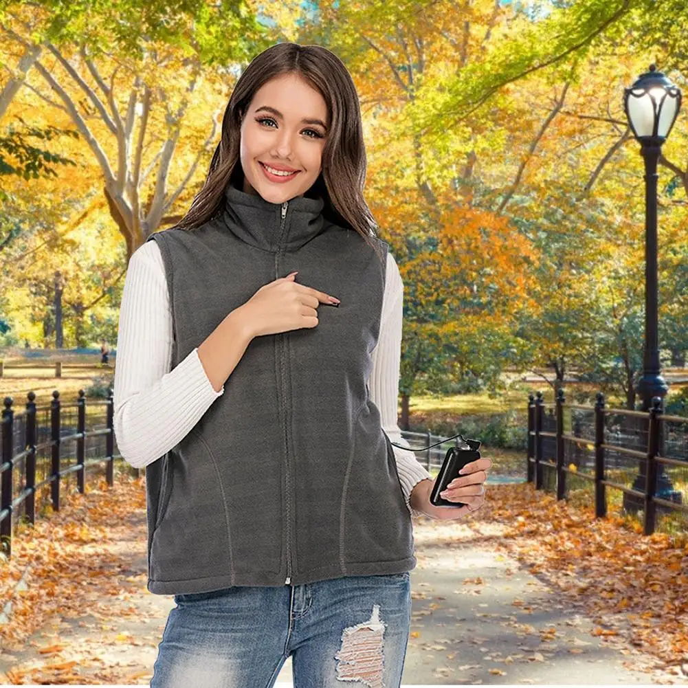 5000mAh Smart Heated Vest Light 3 Temp Levels 5 Major Heating Areas 5V Infrared Heating Top For Winter
5000mAh Smart Heated Vest Light 3 Temp Levels 5 Major Heating Areas 5V Infrared Heating Top For Winter