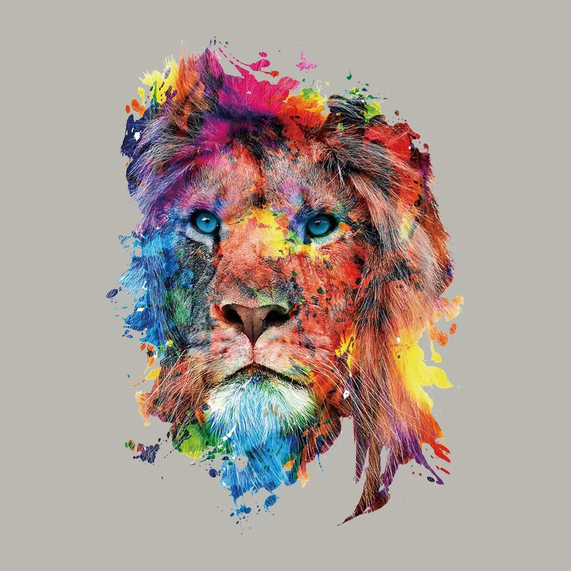 Watercolor Lion Patch Iron-On Transfers For Clothing Fusible Patch For Clothes Dress Badeges ThermalTransfer For Clothes Patch
Watercolor Lion Patch Iron-On Transfers For Clothing Fusible Patch For Clothes Dress Badeges ThermalTransfer For Clothes Patch