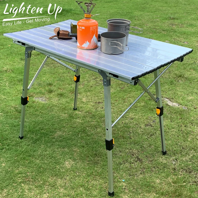 Portable Foldable Adjustable Table For Camping Aluminum Alloy TABL Durable Lunch Party Picnic Fishing BBQ Desk Variety Terrain
Portable Foldable Adjustable Table For Camping Aluminum Alloy TABL Durable Lunch Party Picnic Fishing BBQ Desk Variety Terrain