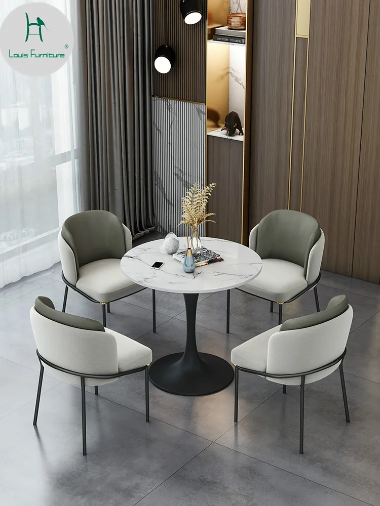 Light luxury sales office negotiate table and chair combination, simple reception of Nordic Internet celebrity business hotel re
Light luxury sales office negotiate table and chair combination, simple reception of Nordic Internet celebrity business hotel re