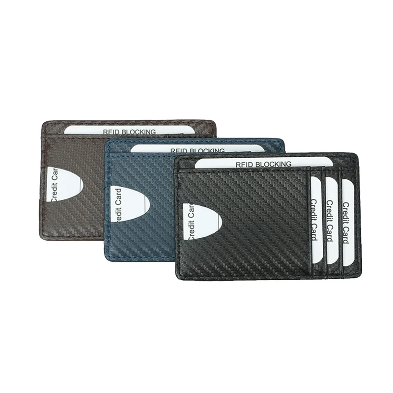 Carbon Fiber Rfid Blocking Leather Wallet Slim Credit Id Card Holder Purse Money Case for Men Women Coin Purse
Carbon Fiber Rfid Blocking Leather Wallet Slim Credit Id Card Holder Purse Money Case for Men Women Coin Purse
