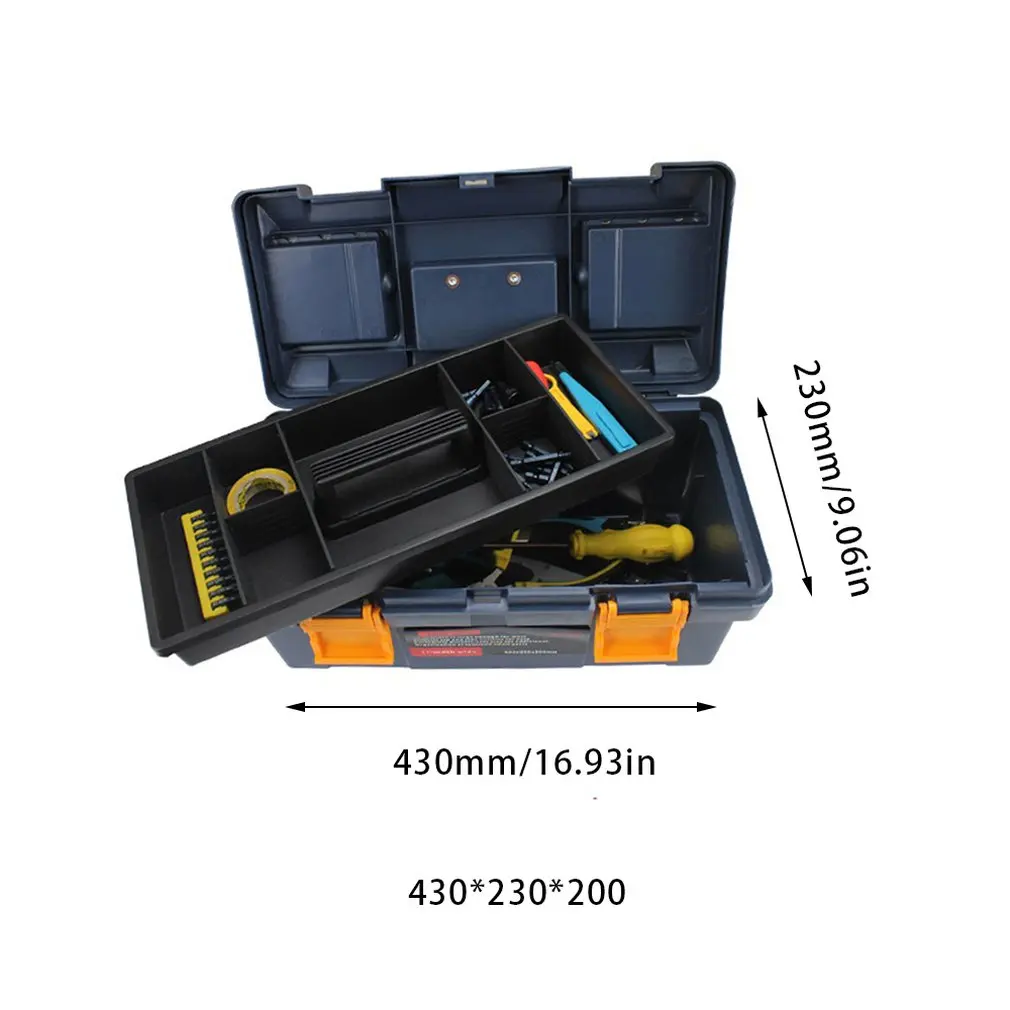 Multifunctional 15 Inch Outdoor Shockproof Waterproof Boxes Protective Safety Case Plastic Tool Box Dry | Инструменты