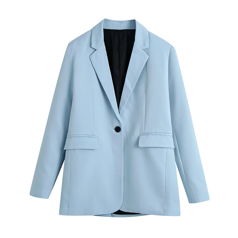 FTLZZ Women Casual Fashion Office Wear Single Button Blazer Coat Vintage Long Sleeve Back Vents Female Outerwear Chic Overcoat
FTLZZ Women Casual Fashion Office Wear Single Button Blazer Coat Vintage Long Sleeve Back Vents Female Outerwear Chic Overcoat