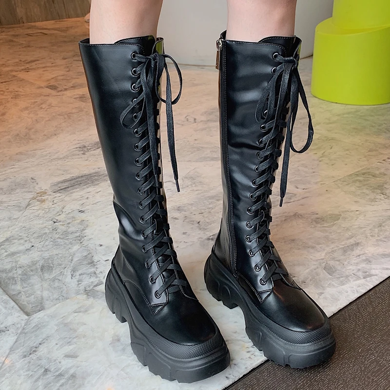 2021 Platform Motorcycle Boots Autumn Winter Fashion Women Round Toe Zippers Shoes Female Knee High Modern Boots For Ladies
2021 Platform Motorcycle Boots Autumn Winter Fashion Women Round Toe Zippers Shoes Female Knee High Modern Boots For Ladies