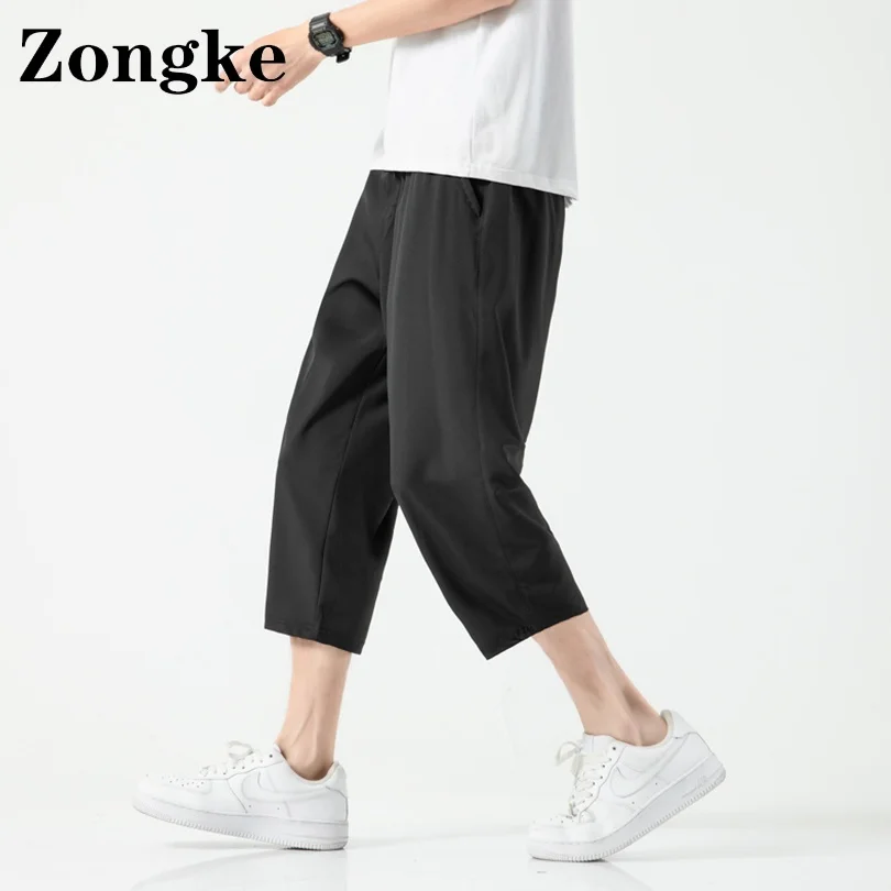 Zongke Calf-Length Pants Men Clothing Joggers Men Pants Trousers Japanese Fashion Grey Sweatpants 4XL 2021 Autumn New Arrivals
Zongke Calf-Length Pants Men Clothing Joggers Men Pants Trousers Japanese Fashion Grey Sweatpants 4XL 2021 Autumn New Arrivals