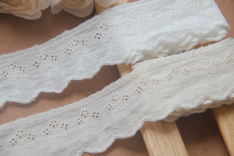 5 ярдов/партия, хлопковая кружевная бейка с вышивкой, 4,5 см
5 ярдов/партия, хлопковая кружевная бейка с вышивкой, 4,5 см