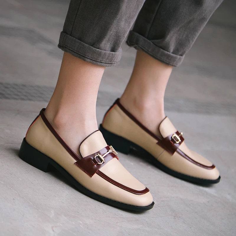 Women's Flats Oxfords Genuine Leather Sneakers Ladies Brogues Vintage Spring Handmade Autumn Casual Shoes For Woman Footwear
Women's Flats Oxfords Genuine Leather Sneakers Ladies Brogues Vintage Spring Handmade Autumn Casual Shoes For Woman Footwear