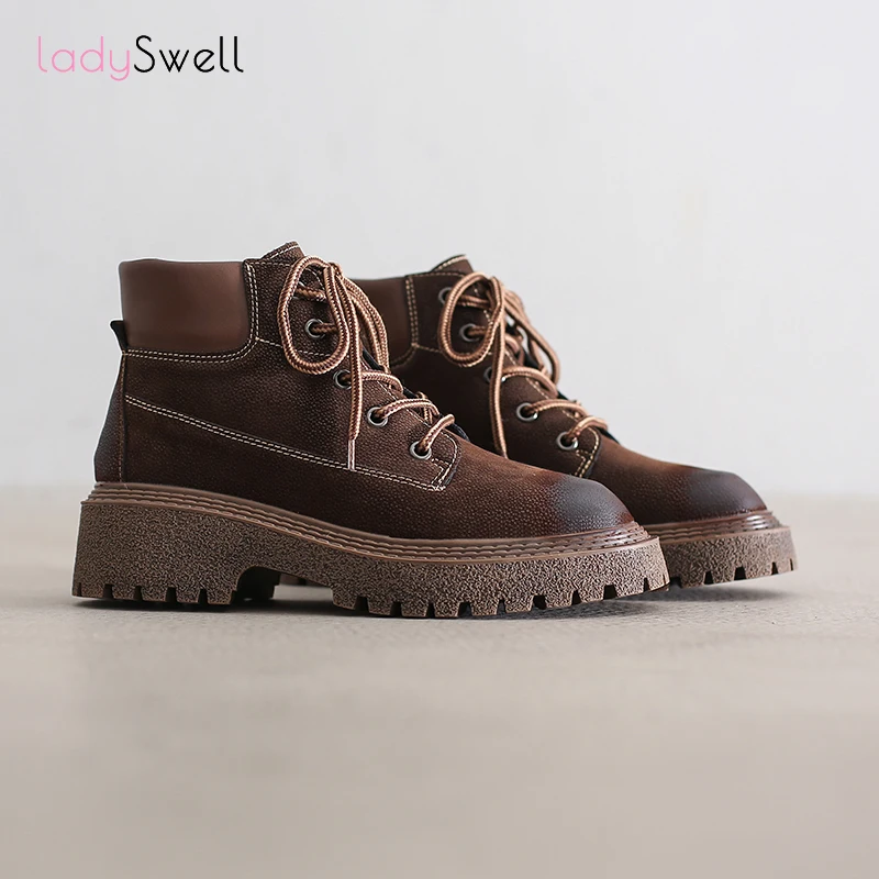 Женские ботильоны LadySwell, новинка 2021, брендовая зимняя обувь для снега, теплые зимние ботинки, женские высокие ботинки на каблуке со шнуровко...
Женские ботильоны LadySwell, новинка 2021, брендовая зимняя обувь для снега, теплые зимние ботинки, женские высокие ботинки на каблуке со шнуровко...