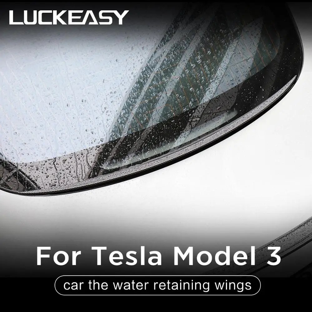 Автомобильные Крылья LUCKEASY из АБС пластика для Tesla model 3 2017 2021|Спойлеры и крылья| |