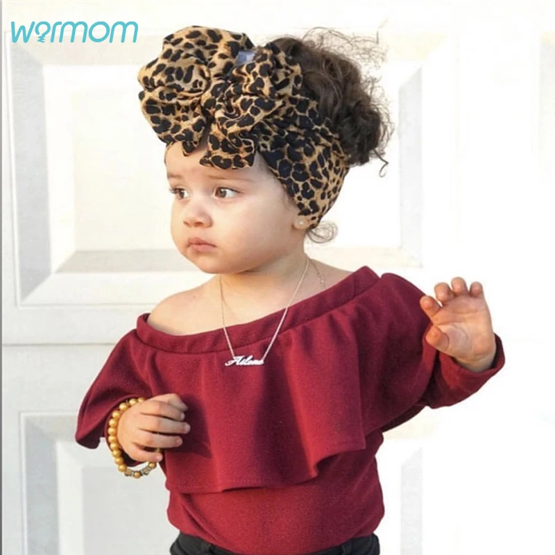 Warmom Baby Girls New Leopard Stretch Headband Child Kids Headwrap Headdress Newborn Big Bow Wide Headwear Hair Accessories Gift
Warmom Baby Girls New Leopard Stretch Headband Child Kids Headwrap Headdress Newborn Big Bow Wide Headwear Hair Accessories Gift